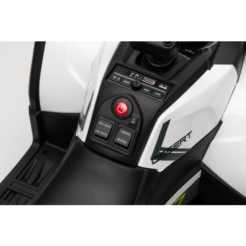 Quad ATV na akumulator dla dzieci Robust 01 Biały XMX-651